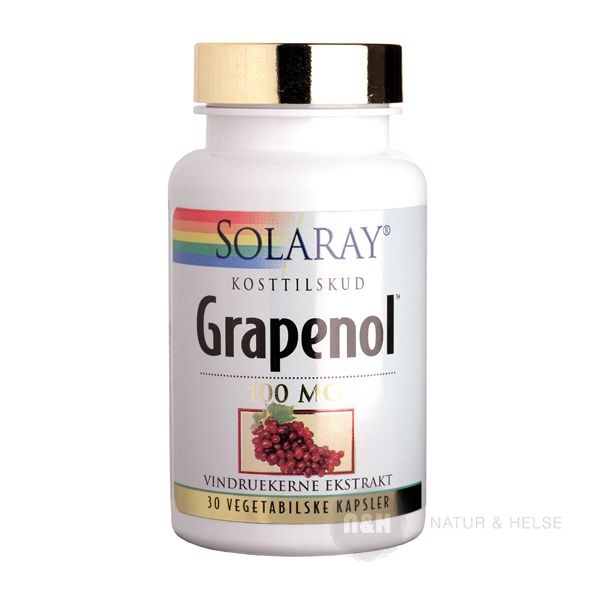 Grapenol Extrakt Vindrue 100 mg Solaray